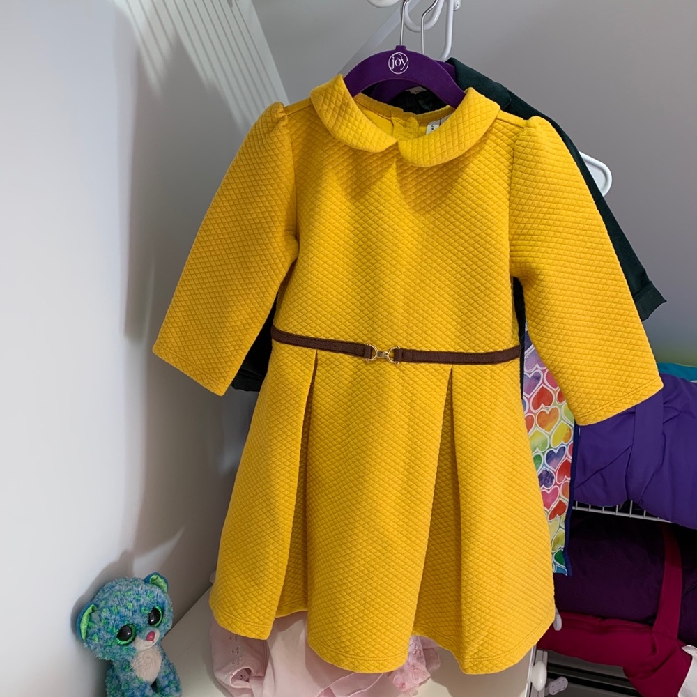 Janie and Jack Collared Quilted Dress